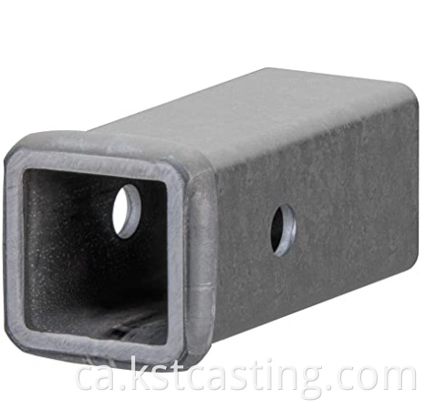 2 polzades x 6 polzades Tub del receptor de l'enllaç de remolc d'acer brut de soldadura